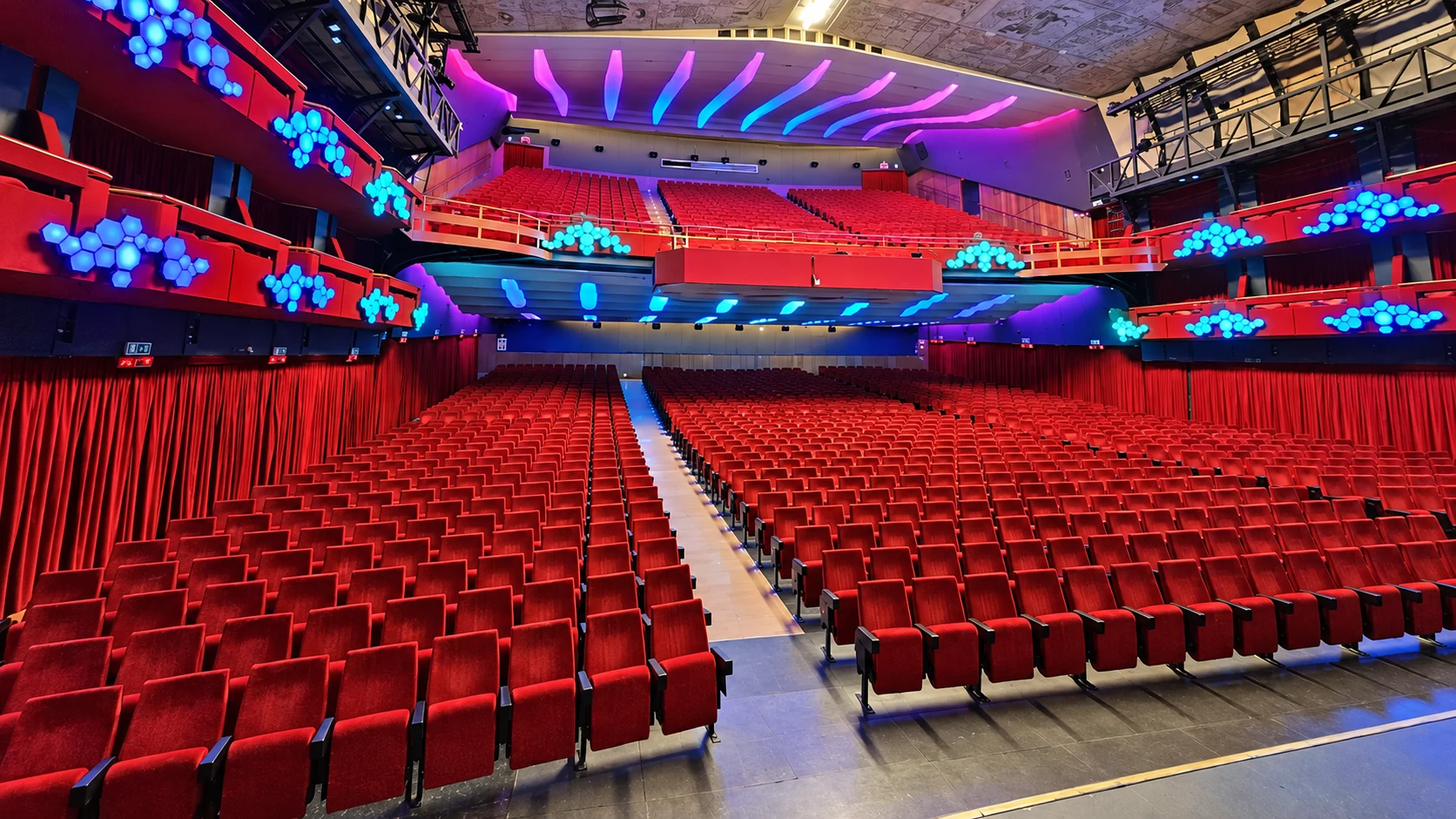 Interno del Teatro Ariston di Sanremo